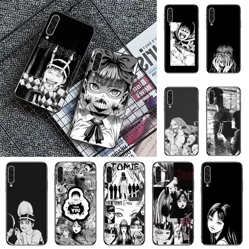 

Junji Ito Japan Horror Comics Phone Case For Samsung galaxy A S note 10 7 8 9 20 30 31 40 50 51 70 71 21 s ultra plus