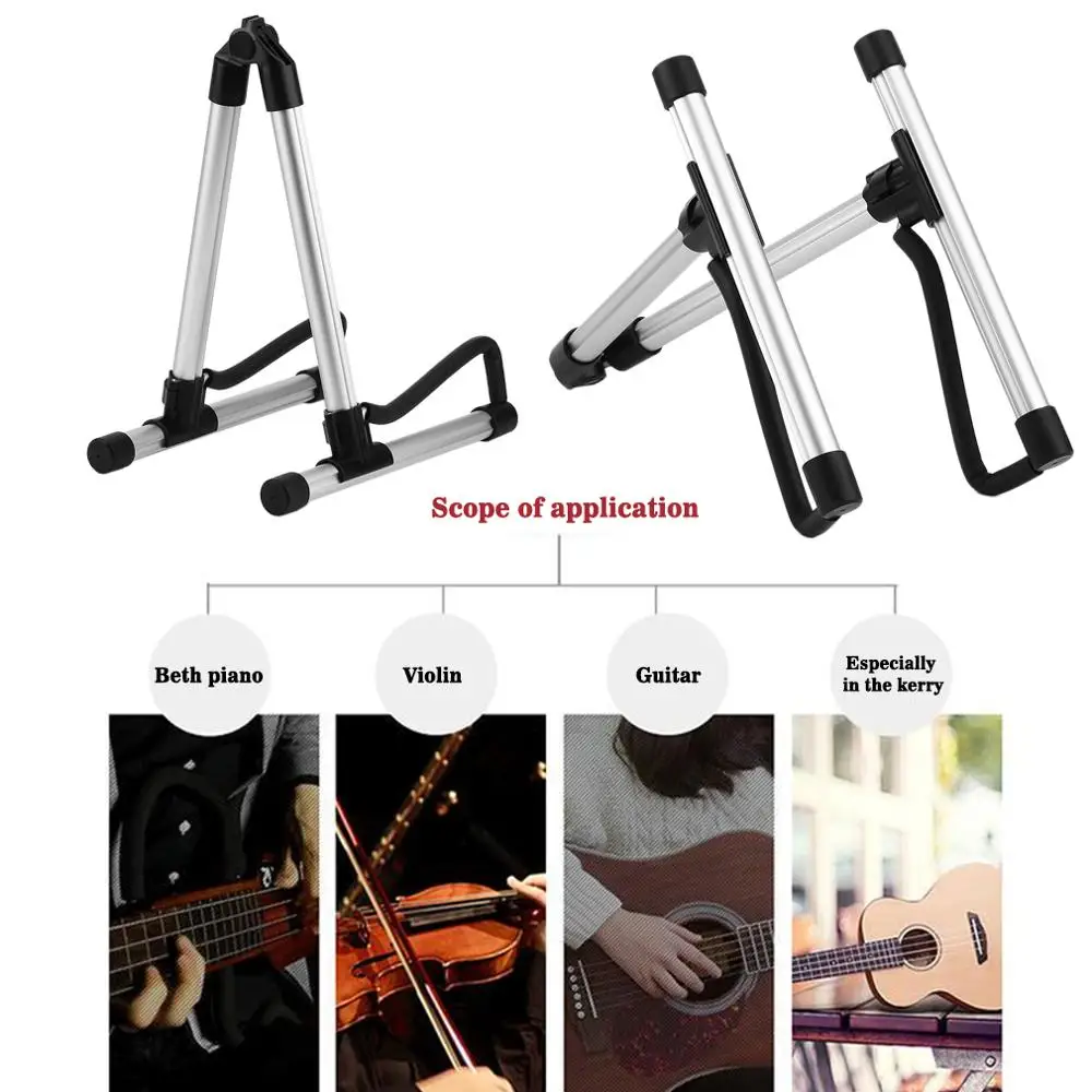 elektrische gitarre rack stander halter falten a rahmen für akustische gitarre schützen klassische gitarren basis ukulele boden stehen halte