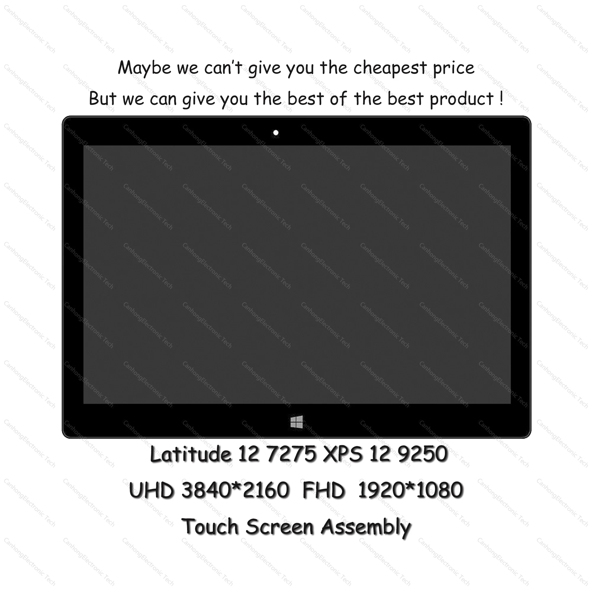 Сенсорный ЖК-экран для планшета Dell XPS 12 9250 Latitude 7275 5 дюйма FHD UHD сменный комплект с