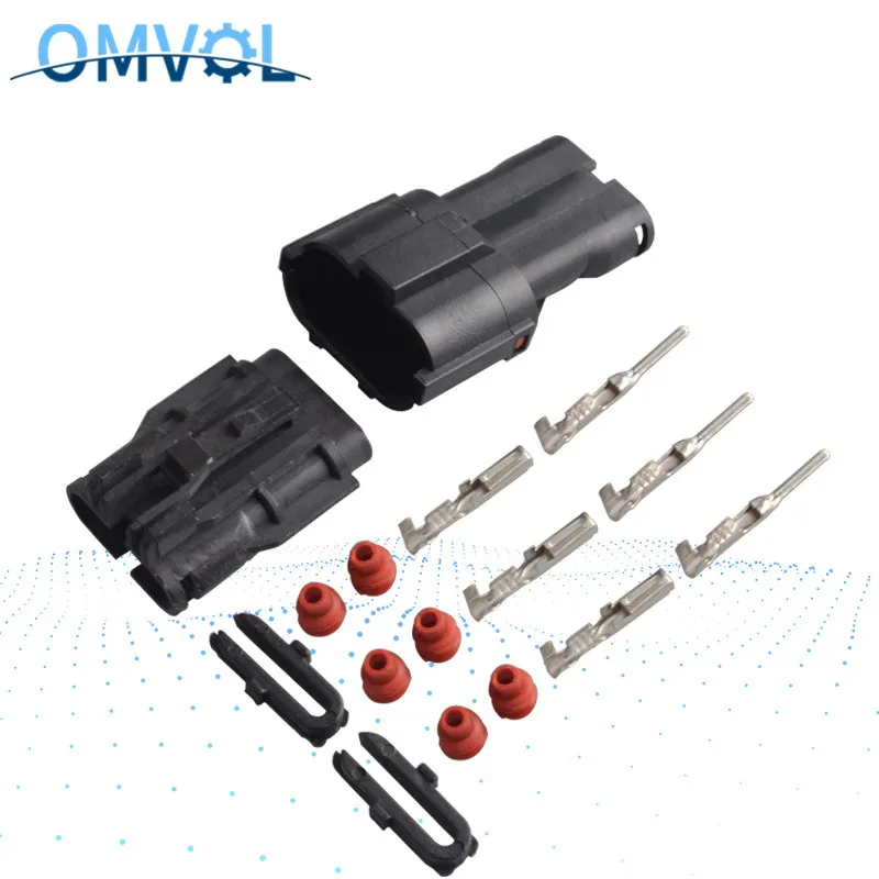 1Set 1P/2P/3P car connector 1.8mm terminal 1/2/3way lamp modified plug 1pin waterproof for | Обустройство дома