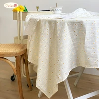 proud rose daisy jacquard tablecloth pastoral modern tables cotton table cloth dining table cover coffee table for living room