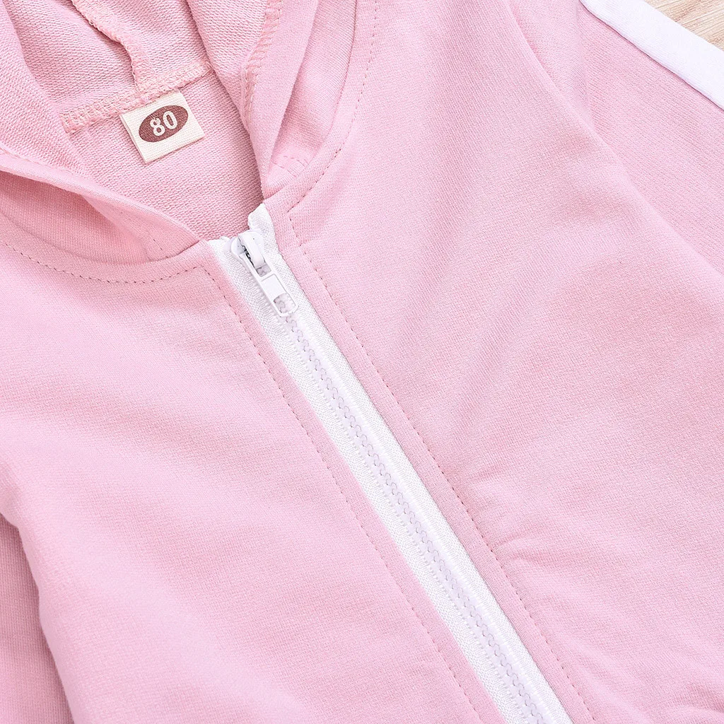 Одежда для маленьких девочек Осенние комплекты однотонные сетчатые спортивные