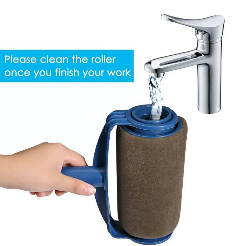 

5/6PCS Multifunctional Wall Decorative Paint Roller Corner Brush Handle Tool DIY Household Easy to Operate Painting Brushes Kit