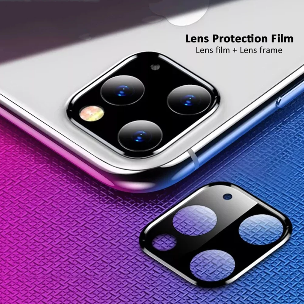 Прозрачная пленка для камеры из закаленного стекла iPhone 11 Pro Max роскошная