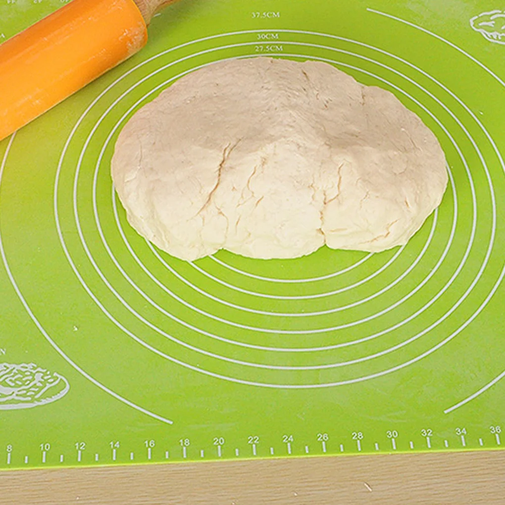 1 шт. антипригарный силиконовый коврик для раскатки теста подкладка кондитерских
