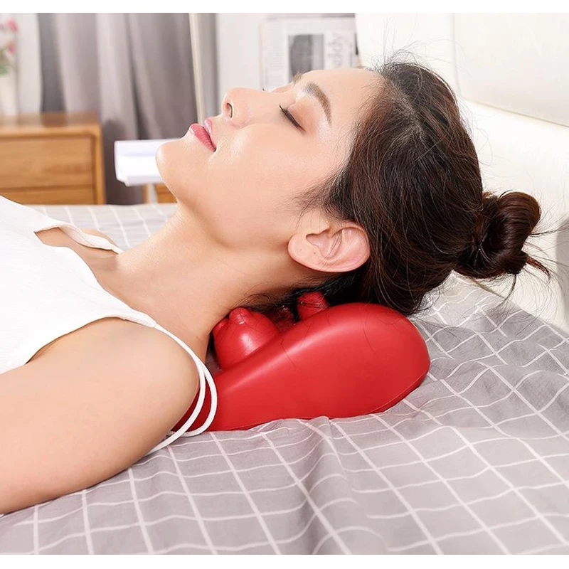 

Correct Cervical Vertebra Lumbar Traction Straight Spine Spine Relax Back Massage Board Brace Back Stretching Device Health Care