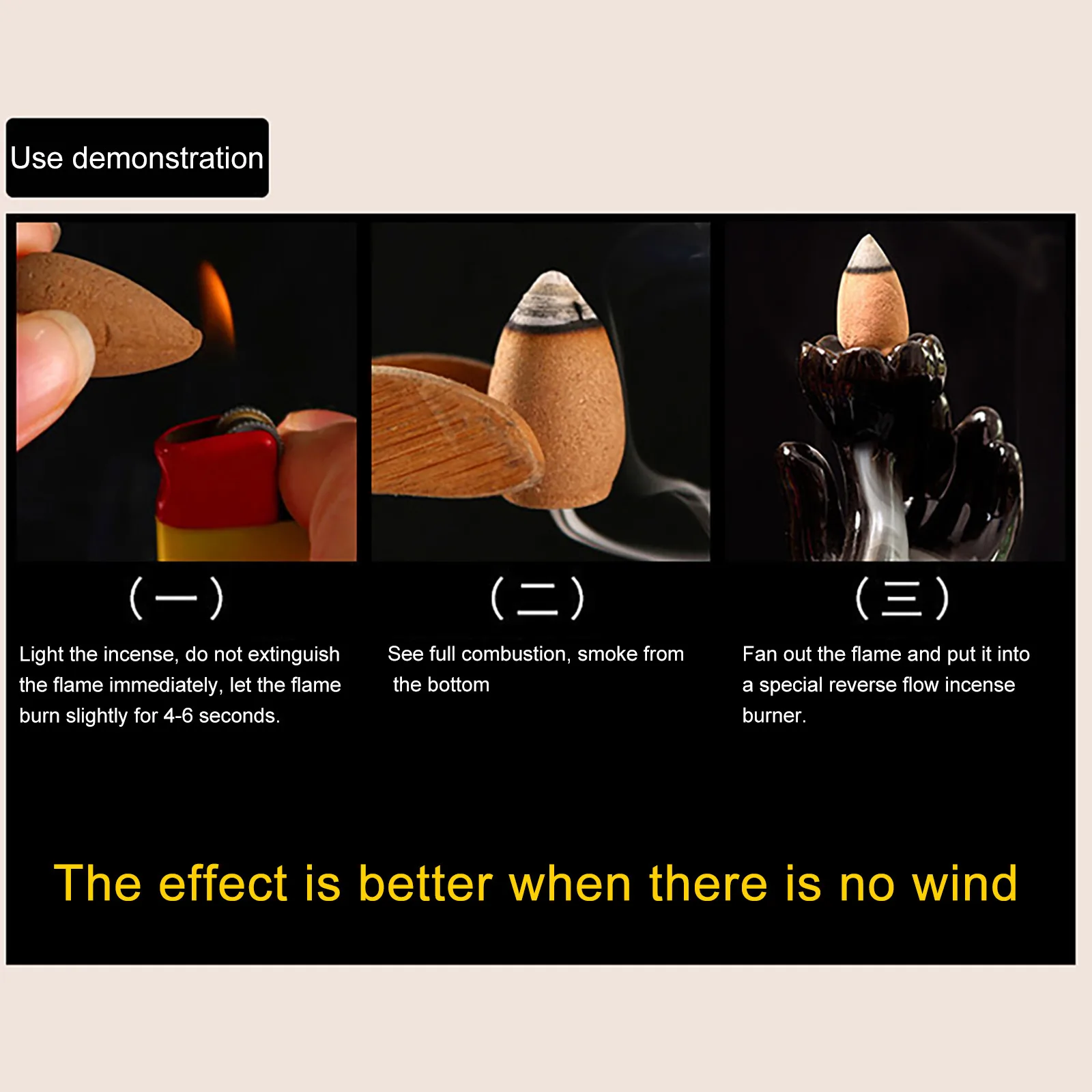 Керамический держатель для благовоний Водопад | Дом и сад