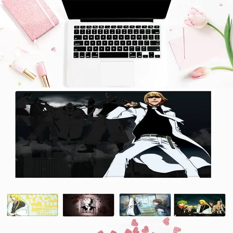 

Fashion Bleach Shinji Hirako Gaming Mouse Pad Gamer Keyboard Maus Pad Desk Mouse Mat Game Accessories For Overwatch