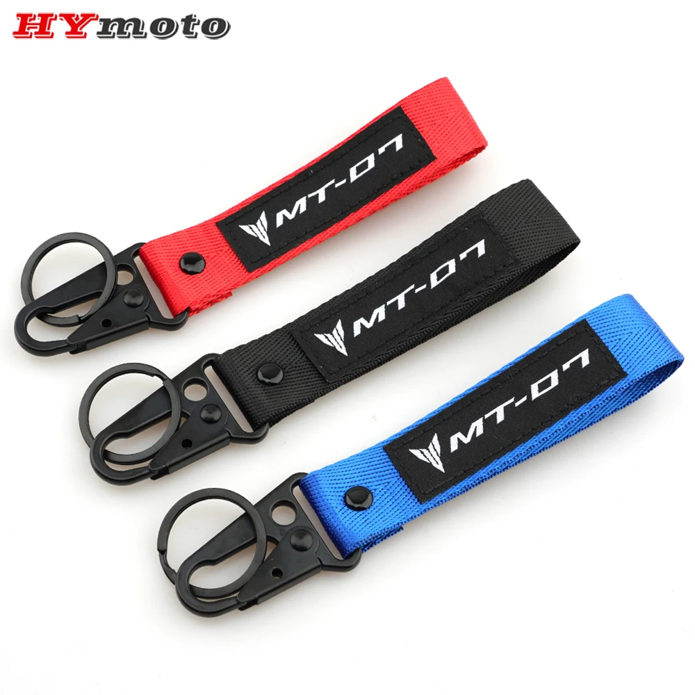 

Для Yamaha MT-07 MT 07 MT07 FZ07 2010-2021 2022 аксессуары высококачественный мотоциклетный двусторонний брелок с вышивкой