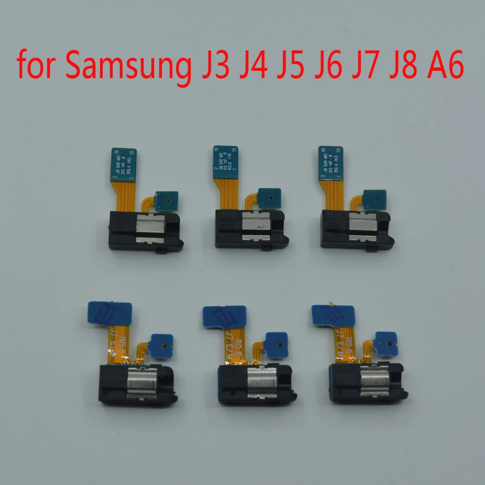 Разъем для наушников микрофон Samsung J3 J4 J5 J6 J7 J8 A6 + оригинальный телефон новые