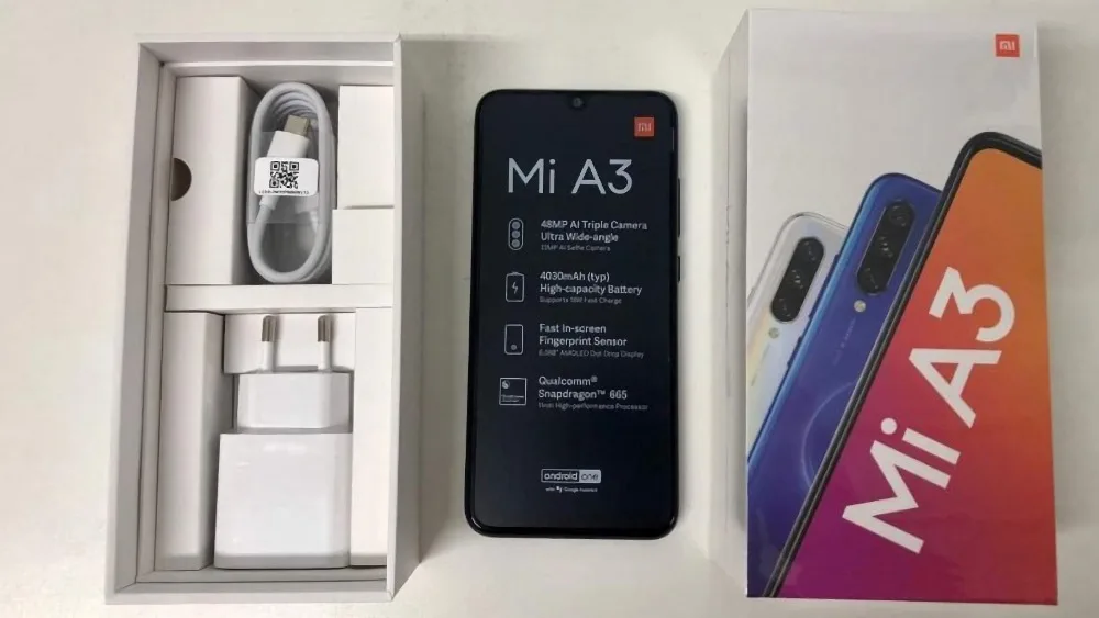 Глобальная версия Xiaomi Mi A3 4 Гб 64 Гб Snapdragon 665 смартфон телефон CC9e CC 9E 48MP камера 32MP фронтальная камера 6,08" экран Android one