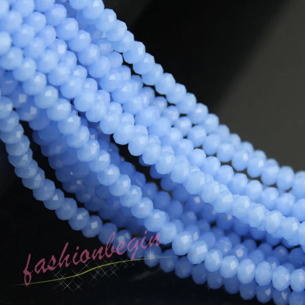 light sapphire jade 3 мм, 4 мм, 6 мм, 8 мм, многоцветный круглый браслет, ожерелье, браслет, рукоделие, бисер, сделай сам, для изготовления ювелирных изделий, чешское стекло, разделитель, свободные бусины - Цвет: light sapphire jade
