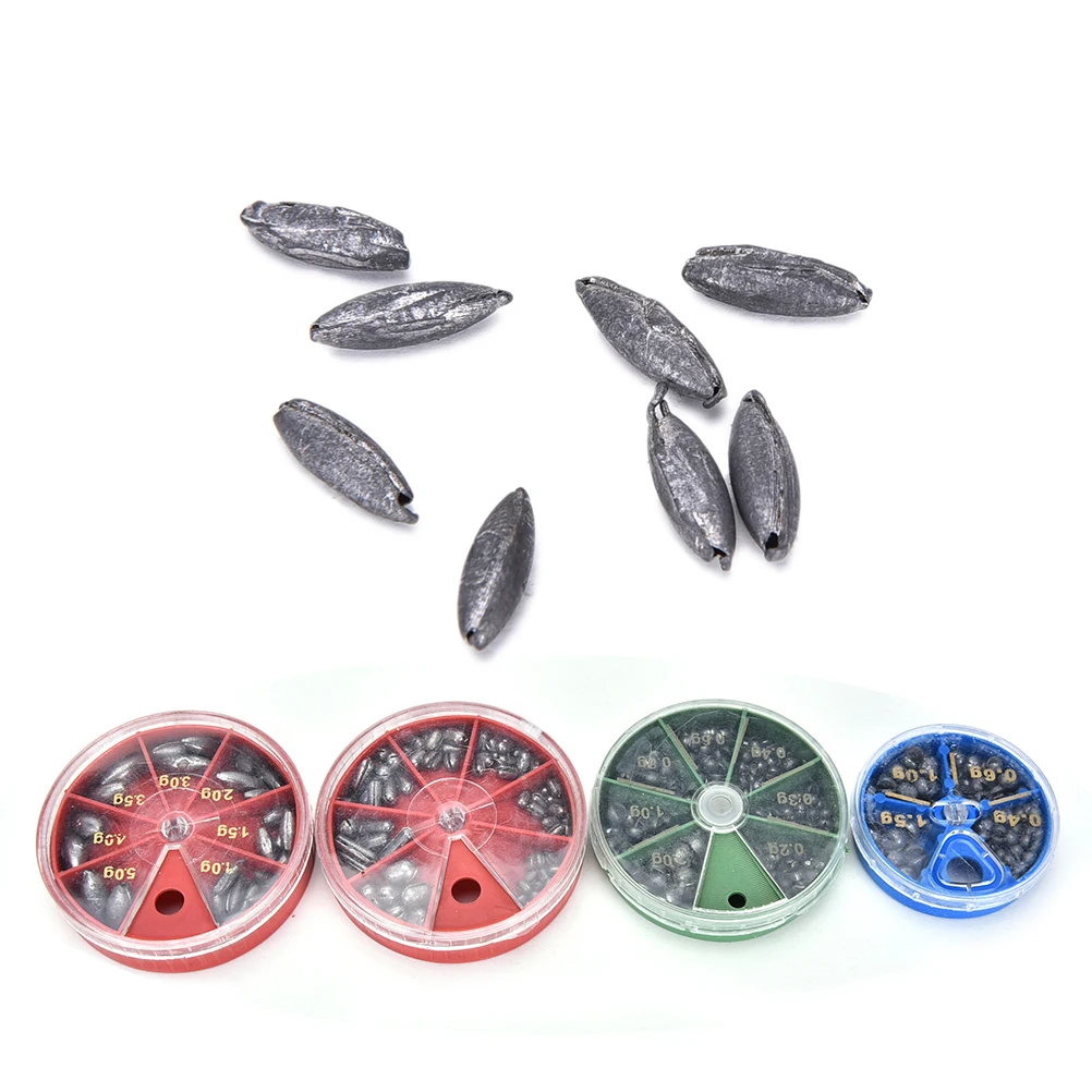 4 типа динамическая рыболовная яичная пуля грузила свинцовый вес сплит бокс