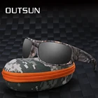 Солнцезащитные очки OUTSUN Tr90 для мужчин и женщин, поляризационные спортивные очки для рыбалки, вождения автомобиля, брендовые дизайнерские камуфляжные очки в оправе