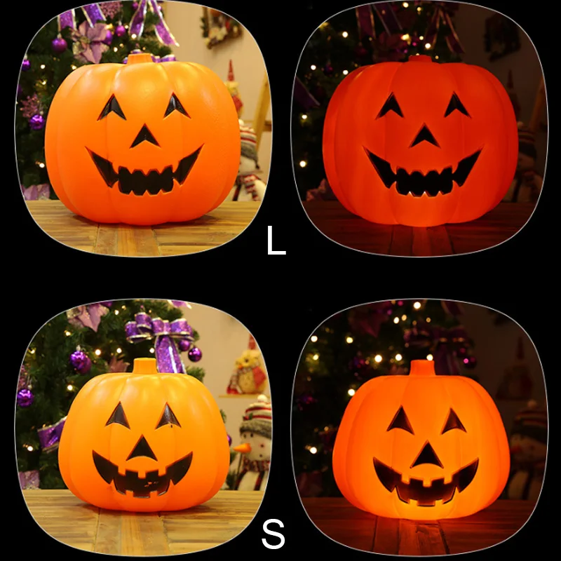 

Halloween Music Pumpkin Lighting Lantern Sound Control Pumpkin Lamp Light Party Home Decor VJ-Drop