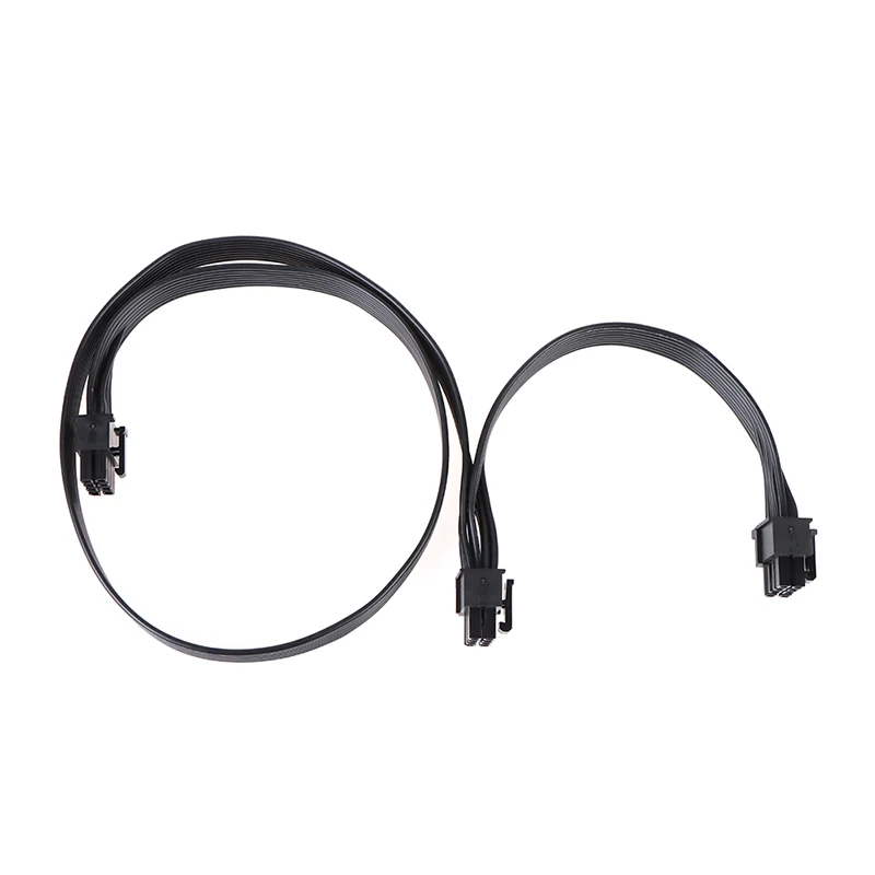 1 шт. 80 см PCI Express 8pin к двойному 6 + 2Pin питание Кабель PCIE 8 Pin 2 усилитель Мощность