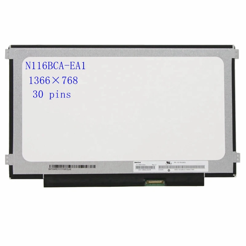 

11.6 inch laptop Lcd Led Display screen N116BCA-EA1 fit B116XAN04.0 LTN116AL02 EDP 30 Pins Panel Matrix Replacement