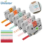 Лента для этикеток Unistar, 1 шт., совместимая с принтером для этикеток Brother 12 мм х 8 м, pth110, производитель этикеток tze-MPVB35 tze-MPCB31