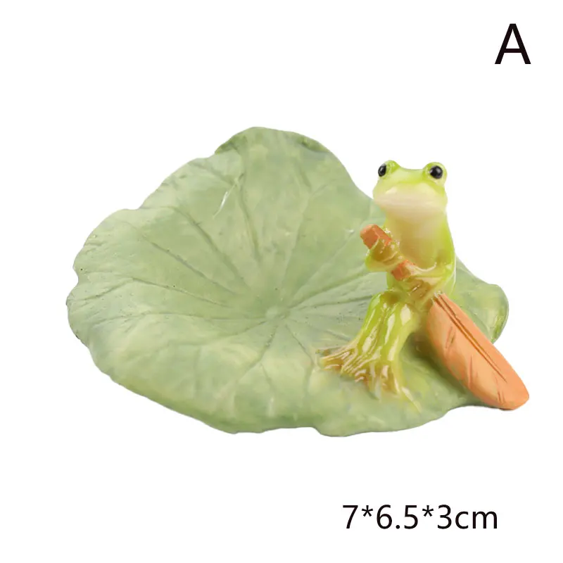 

Frog Garden Figurines Miniature Landscape Home Decors Accessories Gift Souvenirs