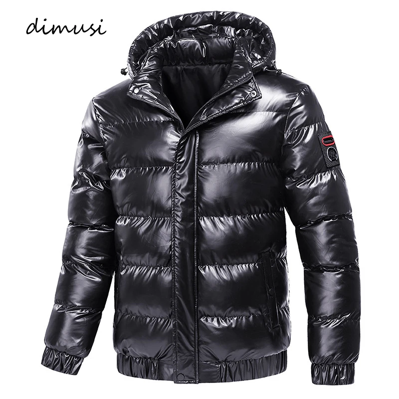 Jackets DIMUSI Winter Men's Fashion Men Cotton Warm Parkas Down Hoodies Coats Casual Outdwear Thermal Jackets Mens Clothing
