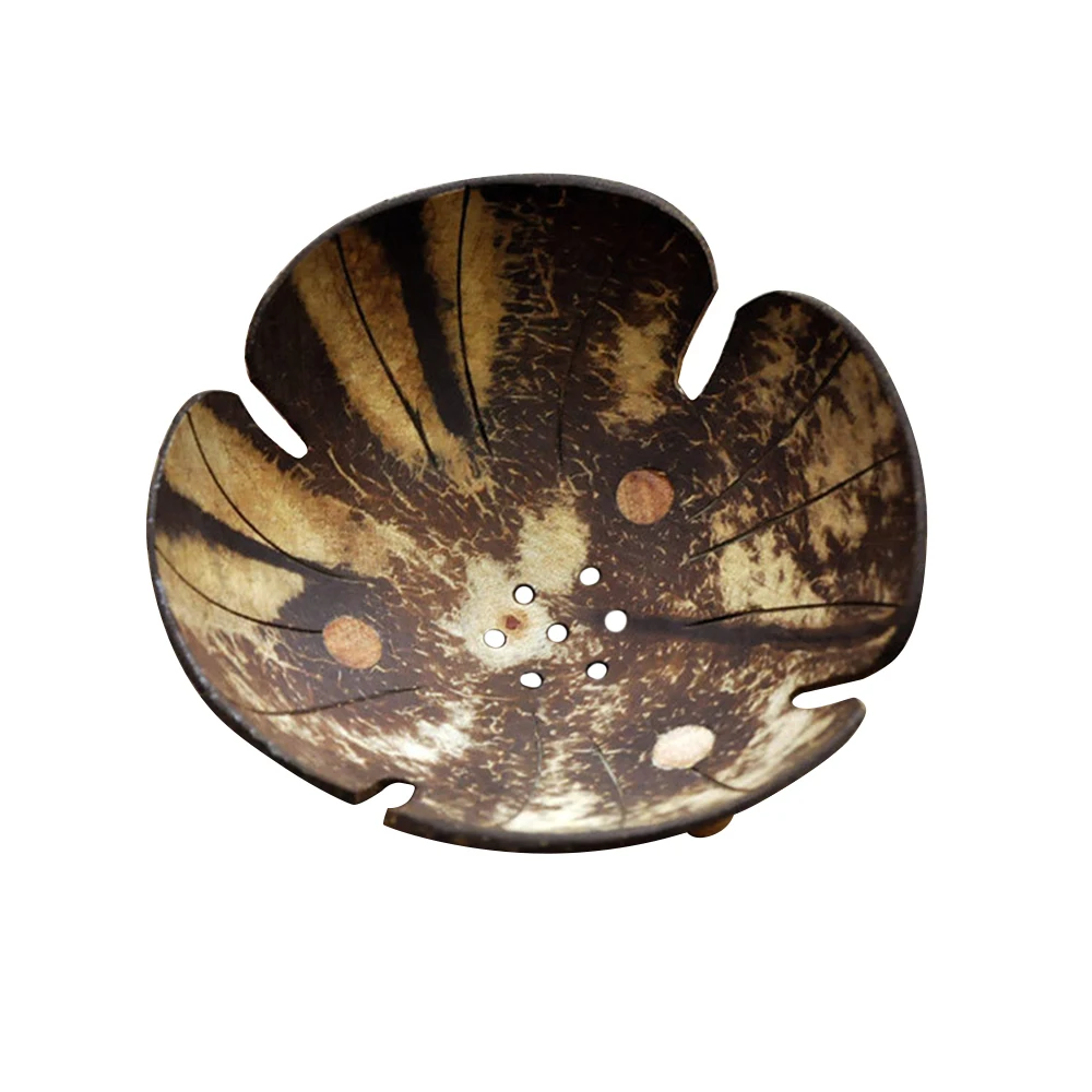 Ручная работа натуральная Кокосовая раковина деревянная ванная комната