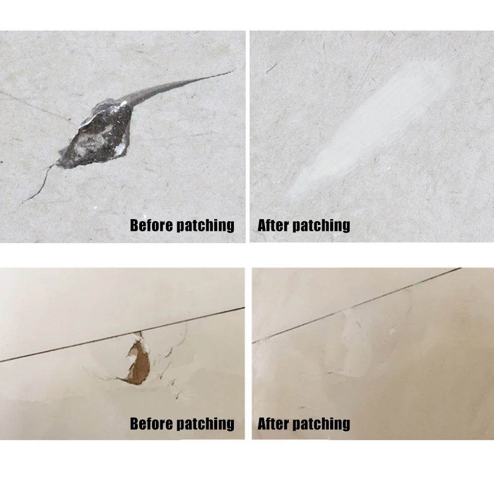 

Newly Tile Repair Agent Paste Tub Repair Kit White Tile Shower Repair Kit for Fiberglass Porcelain Ceramic Fix Crack XSD88