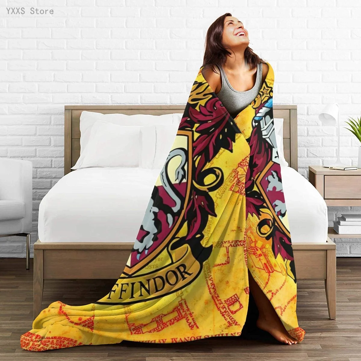 

Harry-potters 3D Cartoon Sherpa Blanket Warm Super Soft Flannel Office Nap Bedspread Sofa Bedding Plush Quilt Plaids 291775531