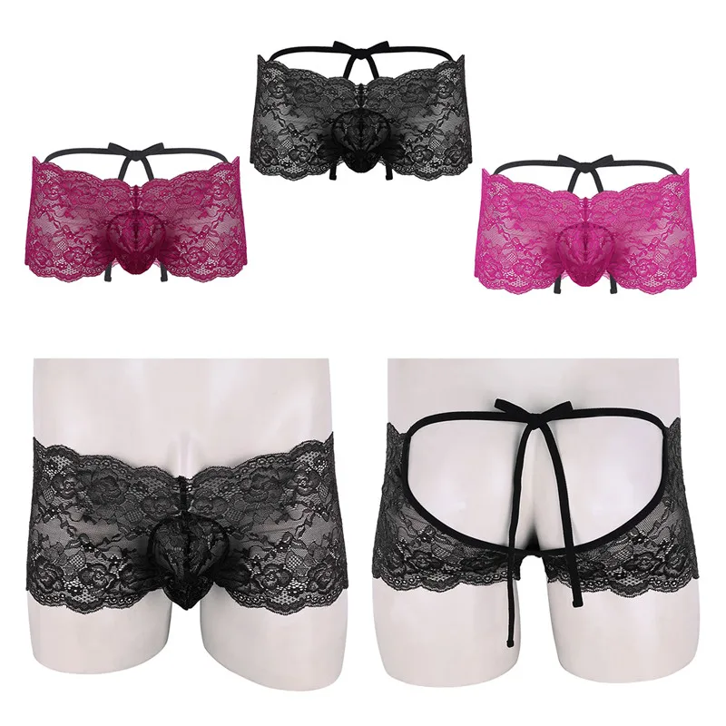 Мужское нижнее белье SISSY прозрачные с бретельками выпуклой сумкой низкая посадка