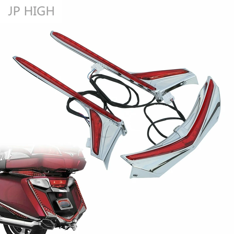 

Наконечник для мотоциклетного брызговика, вертикальная Светодиодная лента для заднего фонаря Honda Goldwing F6B GL1800 13-17