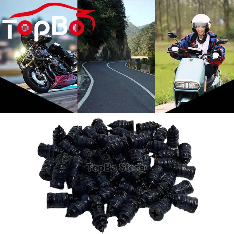 

5/10/20Pcs Rubber Vacuum Tyre Repair Nail For Auto Motorcycle Tubeless Tyre Repair Nails Self-tire Glue Free Repair Tire Nail