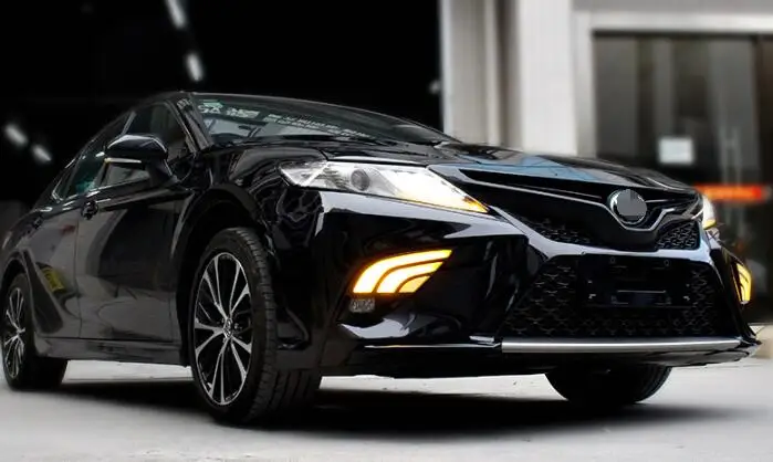 Для Toyota Camry 2018 2019 XSE SE 12V светодиодный дневный ходовой светильник DRL для автомобиля