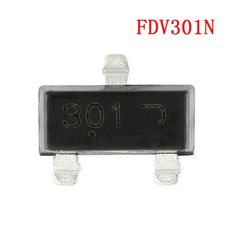 FDV301N NL MOSFET SOT 23 интегральная схема|integrated circuit|circuit integre |
