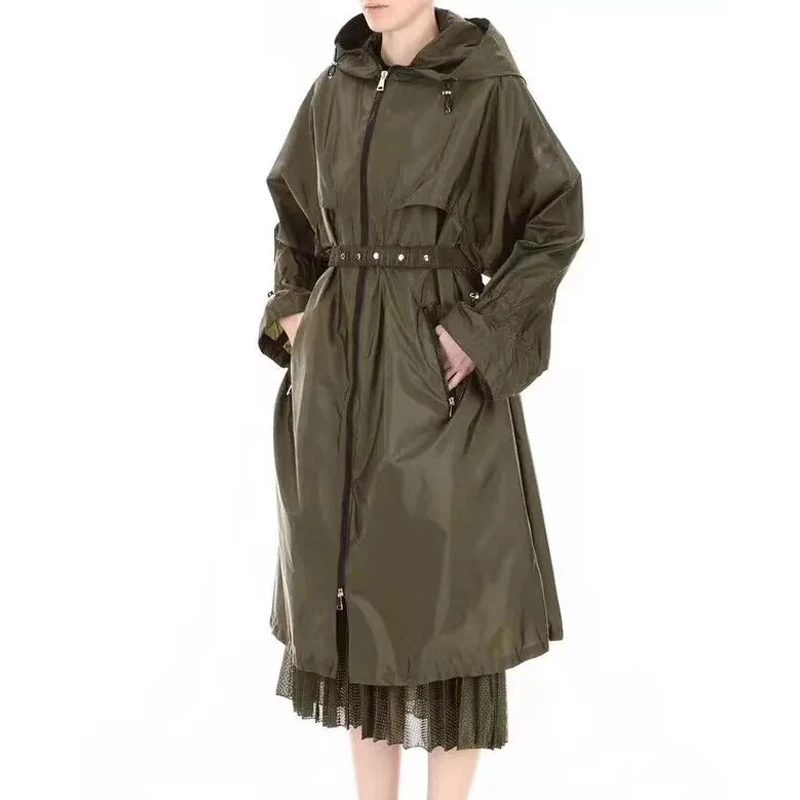 

Loose Sunscreen Clothes Windbreaker Long-Sleeved Women Clothing 2021 New Spring Autumn Fashion Ultra-Thin Breathable Trench Coat