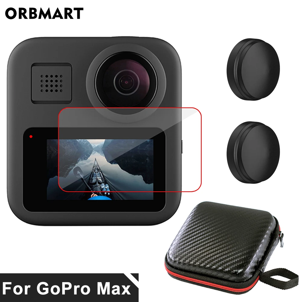 Чехол для GoPro Max 360 Защита экрана Крышка объектива Защитная сумка Go Pro Аксессуары