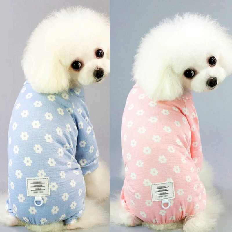 Красивая одежда для домашних животных милая Пижама маленьких собак костюм щенка