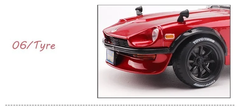1:18 имитация сплава Nissans Datsun 240Z Спортивная литая под давлением металлическая модель автомобиля с рулевым колесом управления игрушки для детей HotWheele
