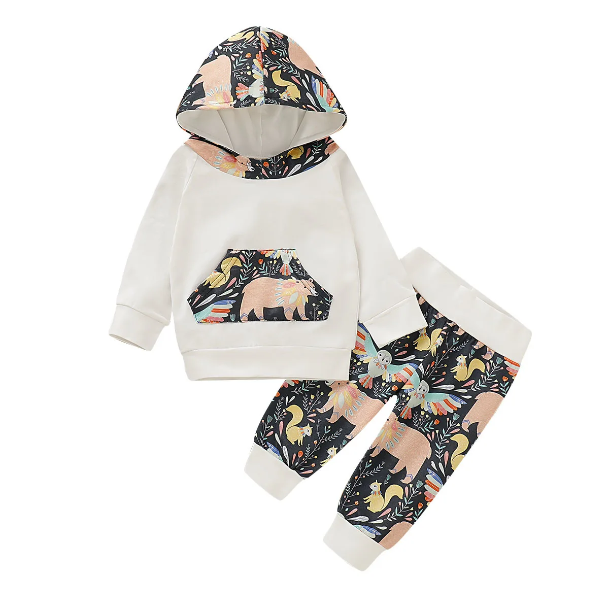 Одежда для малышей новорожденных девочек топы с капюшоном животными длинные