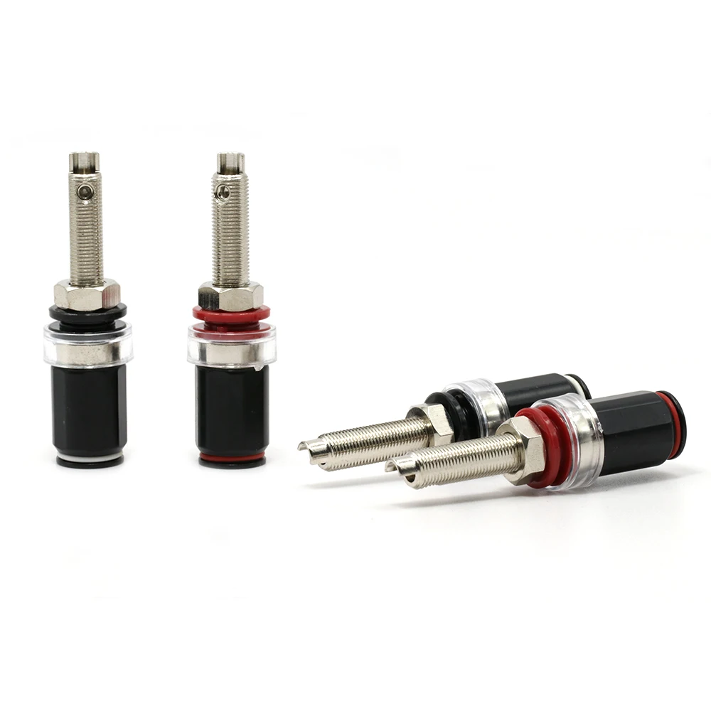 4 шт. наконечник с родиевым покрытием клемма динамика аудиоразъем типа банан|speaker