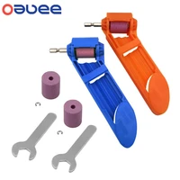 corundum grinding wheel bit tool portable drill bit sharpener twist drill bit sharpening machine 2 12 5mm blue or orange