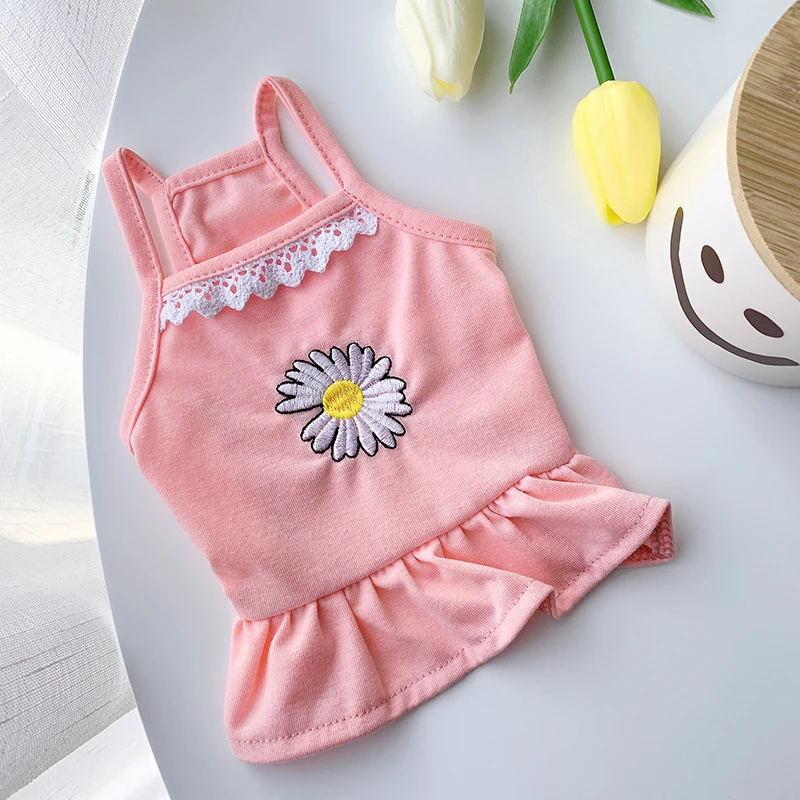 

Cute Dog Dress Summer Dog Clothes Denim Skirt Cat Chihuahua Yorkie Clothing Poodle Bichon Pomeranian Schnauzer Dog Costume