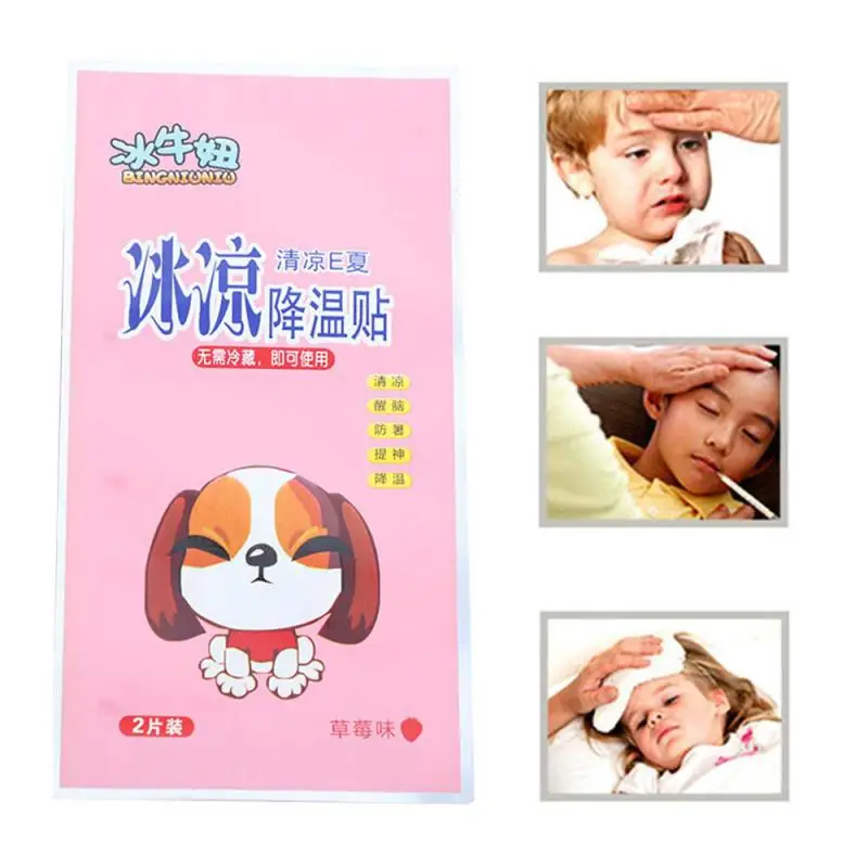 1 шт. антипиретические головная боль облегчить Pad ниже Температура паста льда