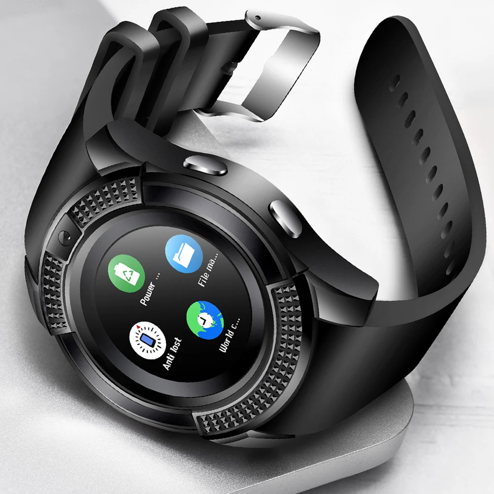 Умные часы браслет с Bluetooth камерой 0 3 м SIM IPS HD Full Circle Display умные для Android |