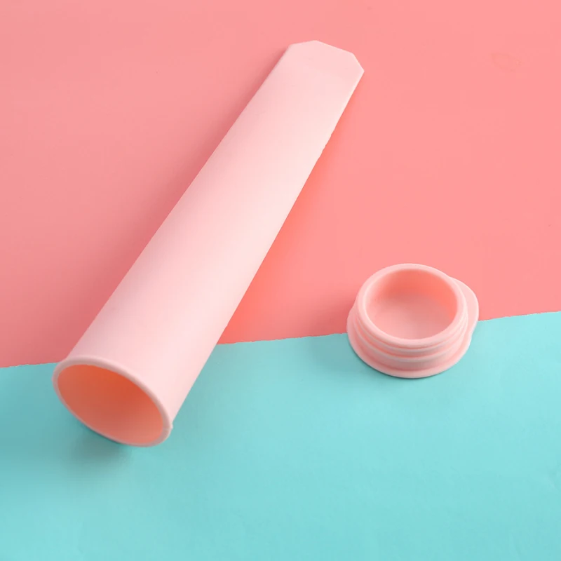 DIY силиконовые формы для Фруктового мороженого с крышкой красочный Йогурт