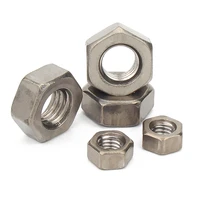 m1 6 m30pure titanium gr2 hexagon nuts titanium alloy outer hex ti micro small hand environmental nut