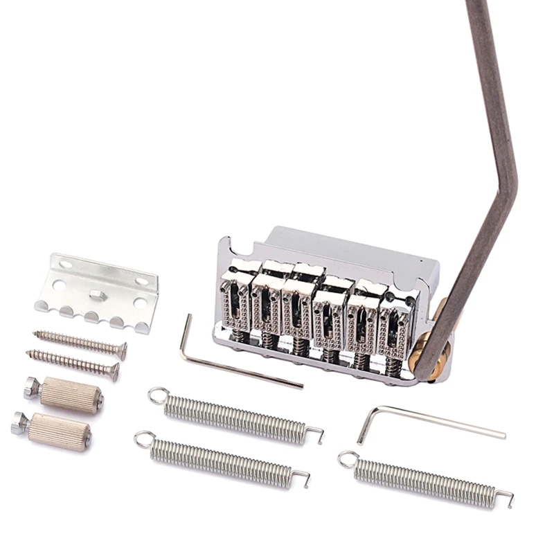 

Electric Guitar Tremolo System Bridge Saddles Set Beginner Musical Accessories