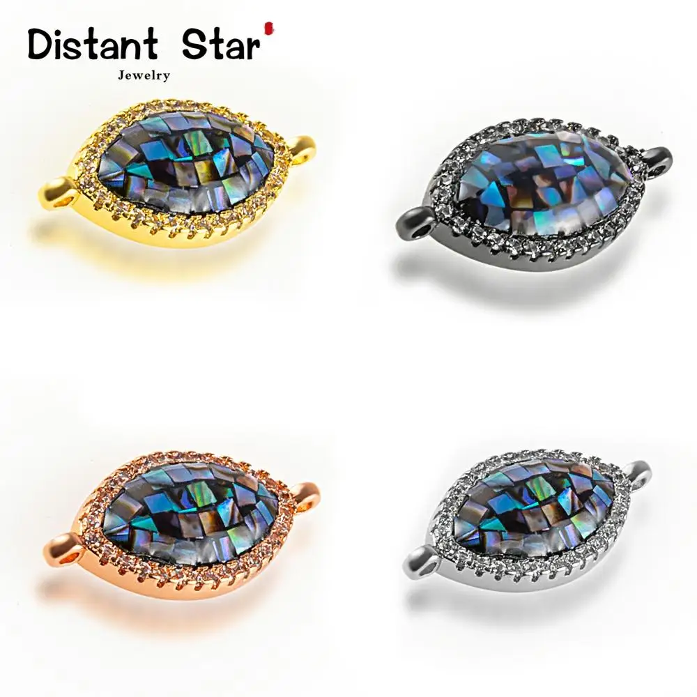 Микро кубический цирконий выложенные шармы для изготовления ювелирных изделий