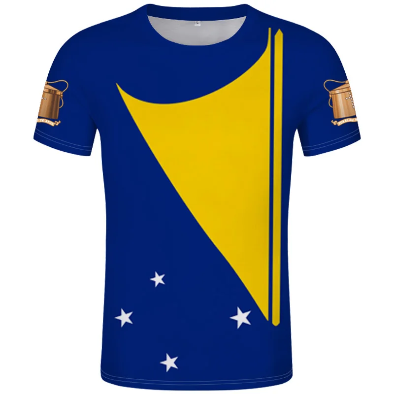 

Футболка с изображением острова токелу, самодельная футболка с номером имени и надписью, с государственным флагом, для колледжа, печать тек...