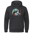 Мужская Флисовая Толстовка с капюшоном, повседневный свитшот с рисунком дракона, худи в японском стиле с рисунком аниме и призраками, уличная одежда в стиле Харадзюку, осень 2020