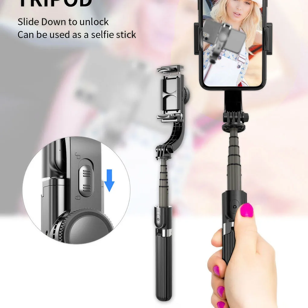 Ручной Стабилизатор для селфи L08 с Bluetooth регулируемая палка