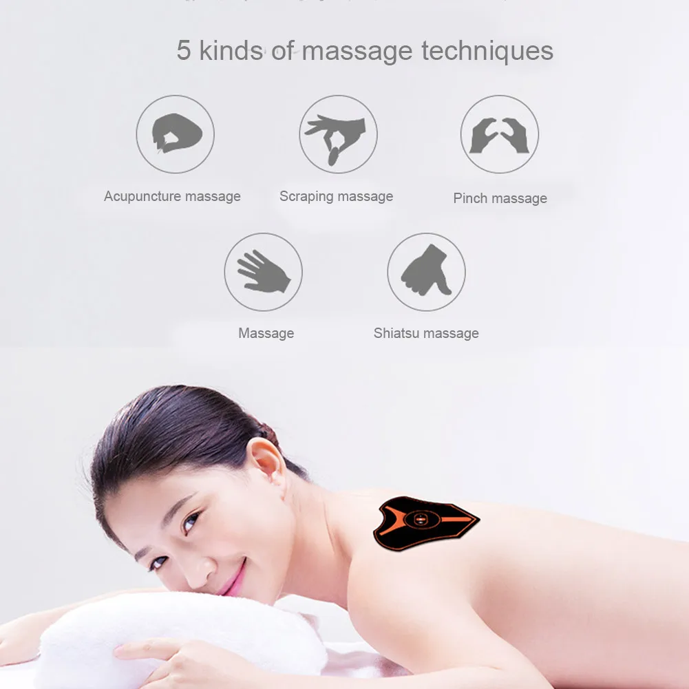 Электрический шейный массажер для шеи и спины стимулятор мышц облегчение боли